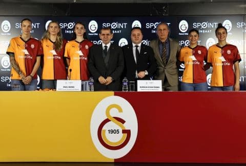 Spoint İnşaat Galatasaray Kadın Futbol Takımı’na Sponsor Oldu